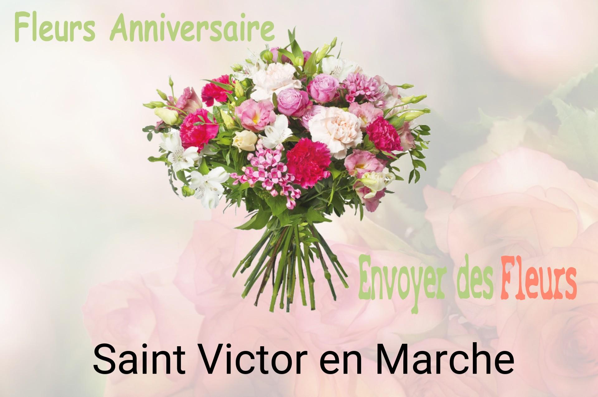 Bouquet de fleurs d’anniversaire livré à Saint-Victor-en-Marche