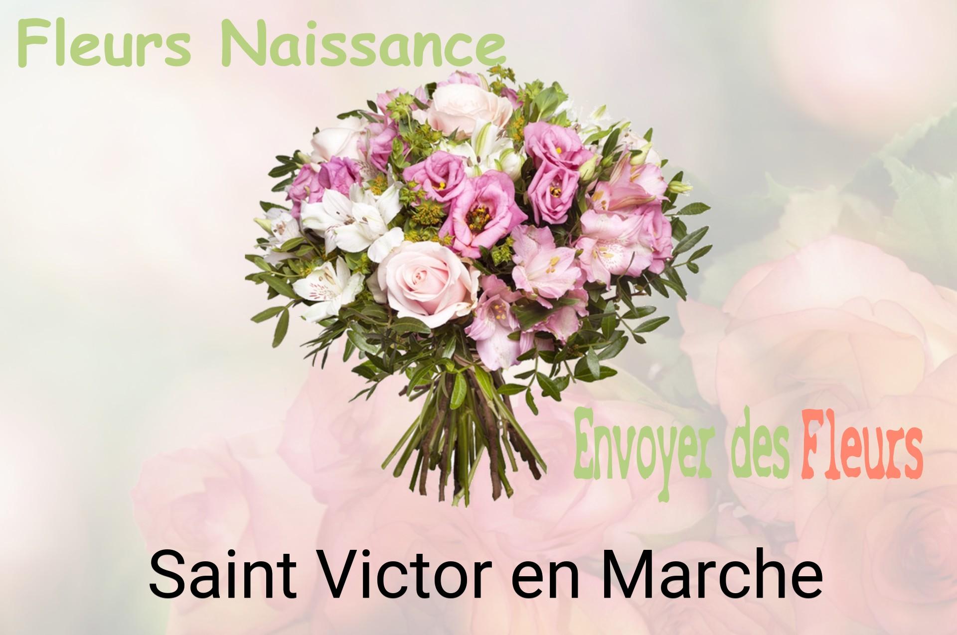 Bouquet de fleurs de naissance livré à Saint-Victor-en-Marche