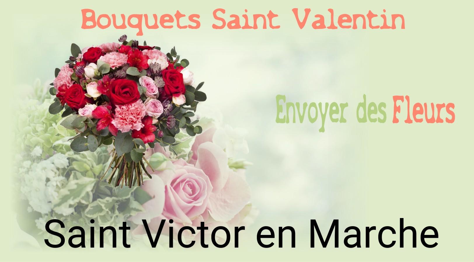 Roses de Saint-Valentin livrées à Saint-Victor-en-Marche